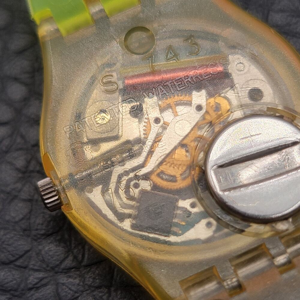 Vintage 1987 Swatch Belvedere Multi-color Quartz Watch Working. - Picture 7 of 15